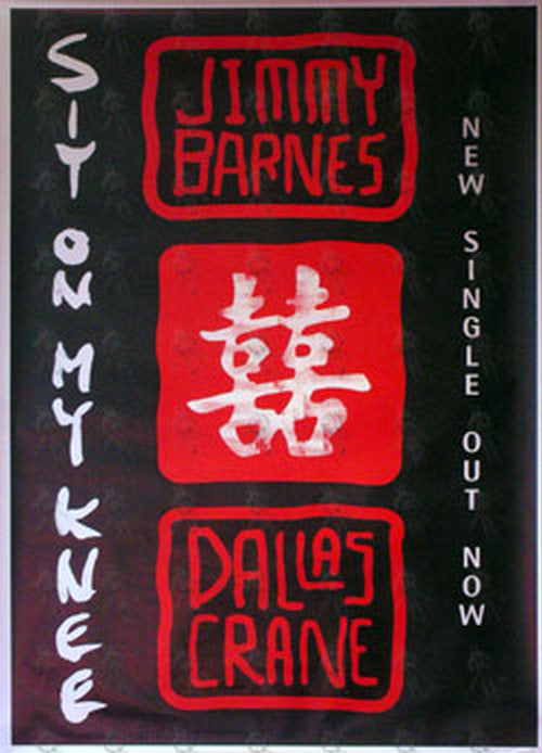 BARNES-- JIMMY - &#39;Sit On My Knee&#39; Single Promo Poster - 1