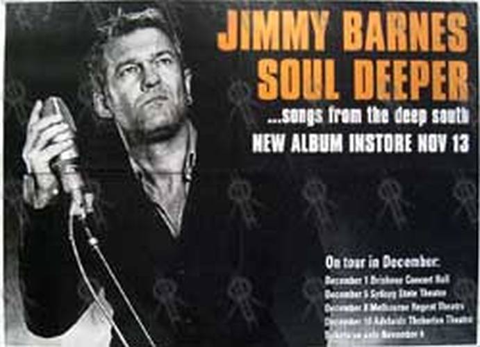 BARNES-- JIMMY - 'Soul Deeper ...Songs From The Deep South' Album/Tour Poster - 1