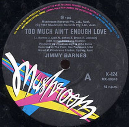 BARNES-- JIMMY - Too Much Love Ain't Enough - 2