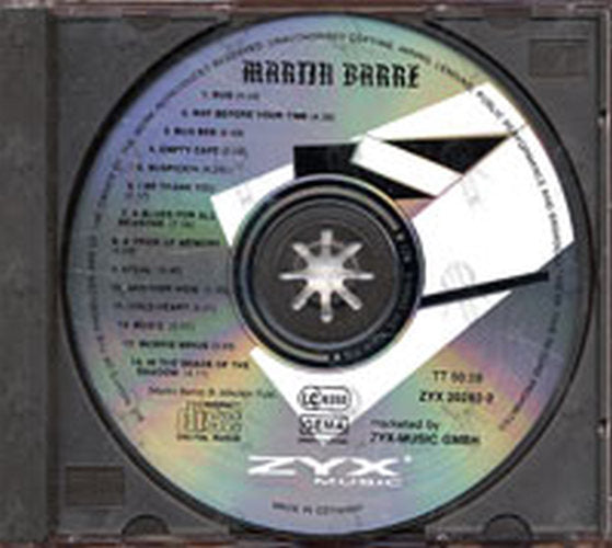 BARRE-- MARTIN - A Trick Of Memory - 3