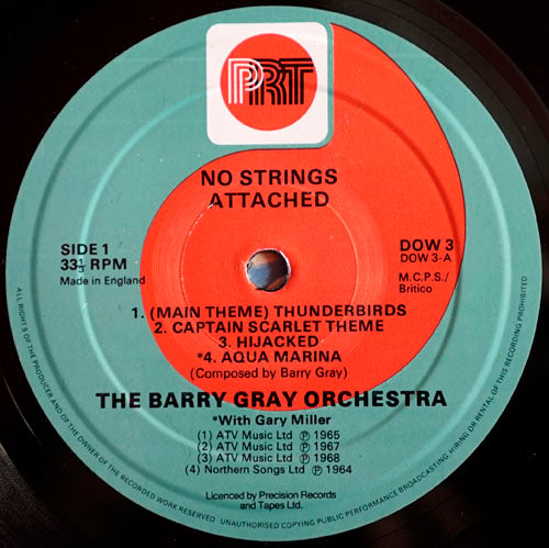 BARRY GRAY ORCHESTRA-- THE - No Strings Attached - 3