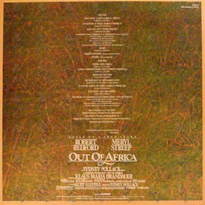 BARRY-- JOHN - Music From The Motion Picture Soundtrack Out Of Africa - 2