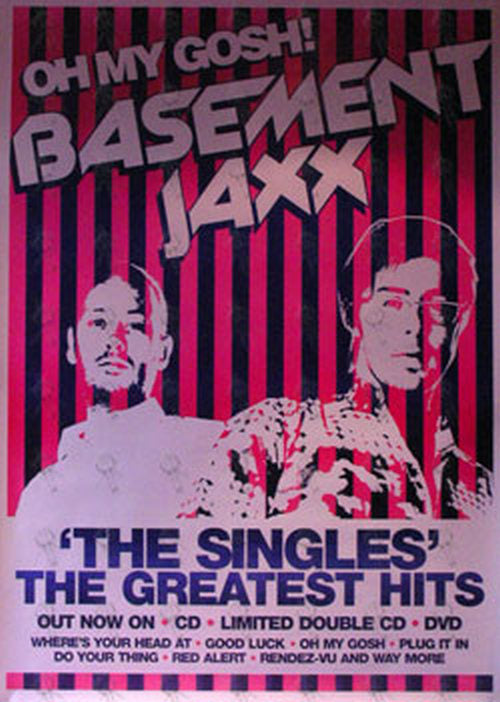 BASEMENT JAXX - 'The Singles' Album Promo Poster - 1