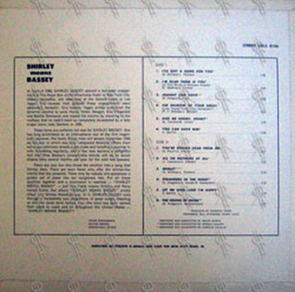 BASSEY-- SHIRLEY - Shirley Means Bassey - 2