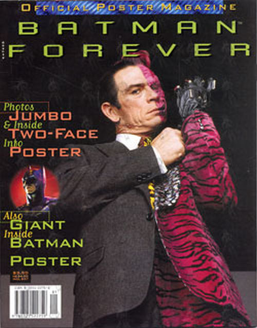 BATMAN - 'Batman Forever' Official Poster Magazine - 2