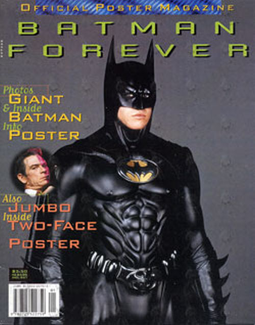 BATMAN - 'Batman Forever' Official Poster Magazine - 1