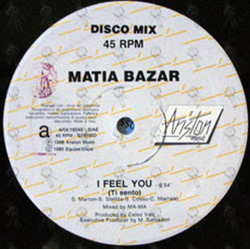 BAZAR-- MATIA - I Feel You - 3