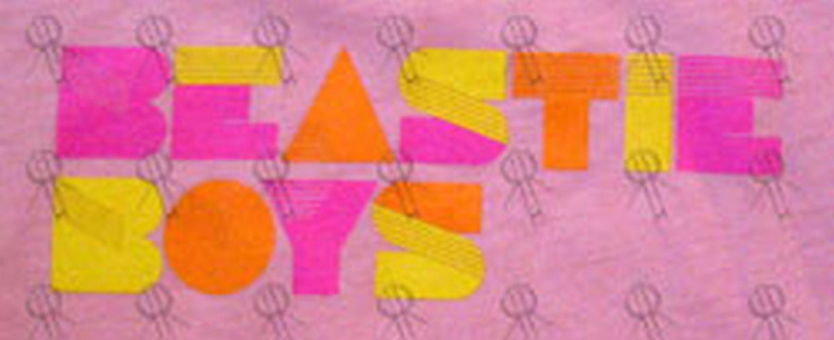 BEASTIE BOYS - Pink &#39;Beastie Boys&#39; Logo Girls&#39; T-Shirt - 2