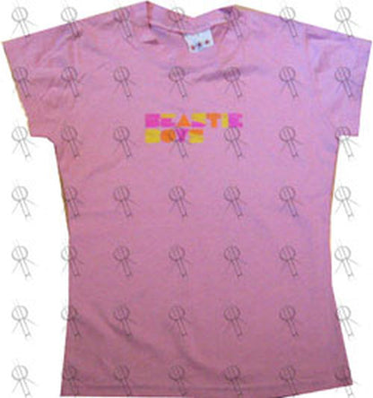 BEASTIE BOYS - Pink 'Beastie Boys' Logo Girls' T-Shirt - 1