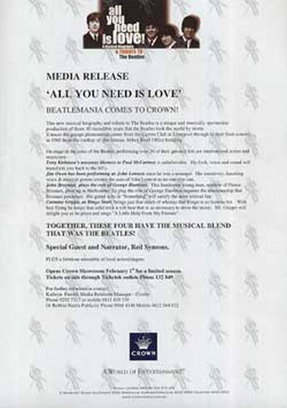BEATLES-- THE - All You Need Is Love - 9