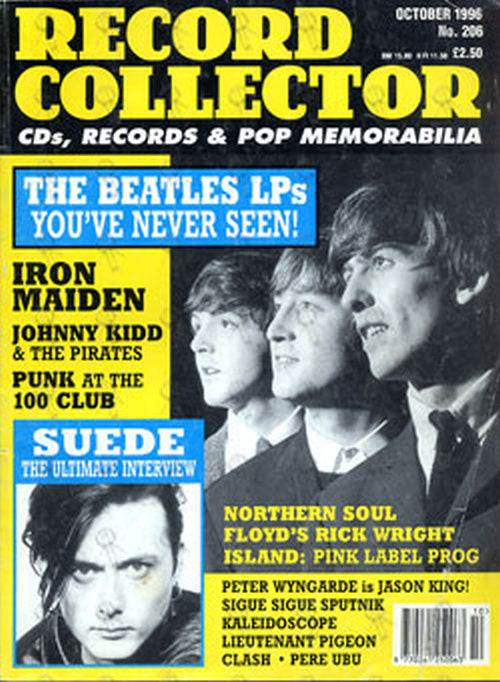 BEATLES-- THE - 'Record Collector' October 1996 - Beatles On Front Cover - 1