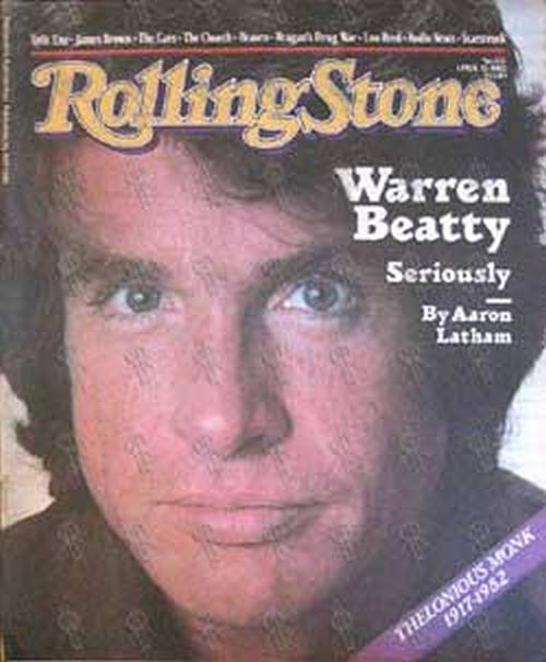 BEATTY-- WARREN - &#39;Rolling Stone&#39; - April 15 1982 - No.352 - 1