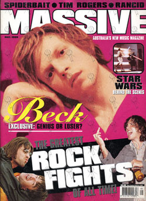 BECK - &#39;Massive&#39; - May 1999 - Beck On Cover - 1