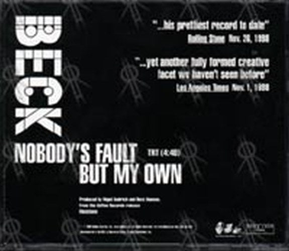BECK - Nobody&#39;s Fault But My Own - 2
