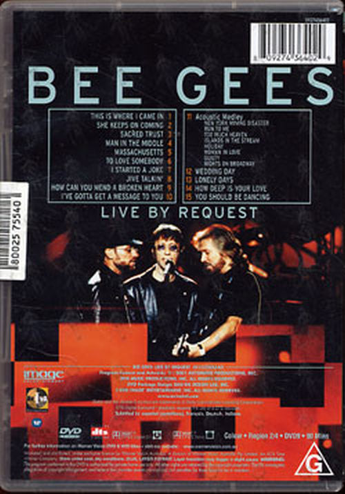 BEE GEES - Live By Request - 2