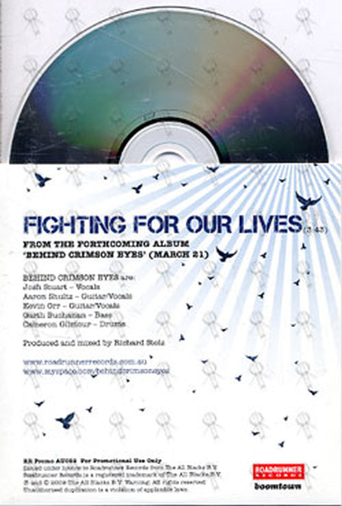 BEHIND CRIMSON EYES - Fighting For Our Lives - 2
