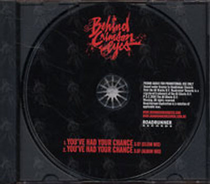 BEHIND CRIMSON EYES - You've Had Your Chance - 3