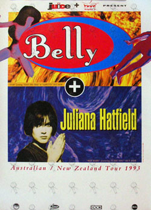 BELLY - Unused 1993 Australian / New Zealand Gig Promo Poster - 1