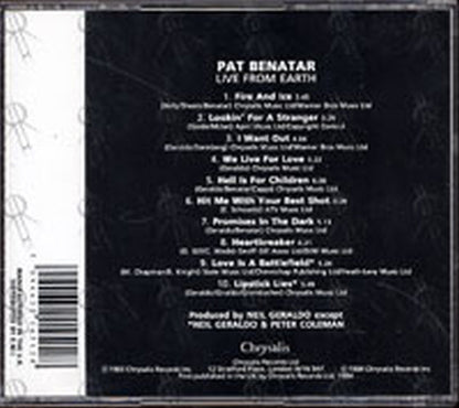 BENATAR-- PAT - Live From Earth - 2