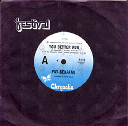 BENATAR-- PAT - You Better Run - 1