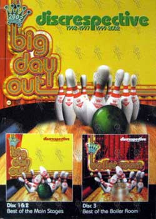 BIG DAY OUT - Disrespective (Best Of Mainstage & Boiler Room) Album Poster - 1