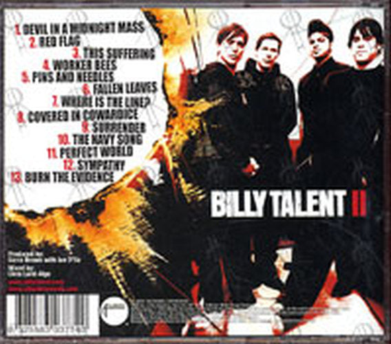 BILLY TALENT - Billy Talent II - 3