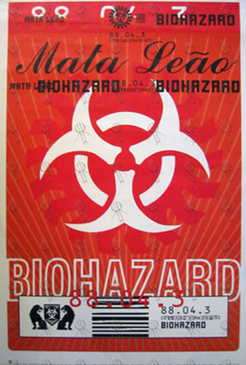 BIOHAZARD - 'Mata Leao' Poster - 1