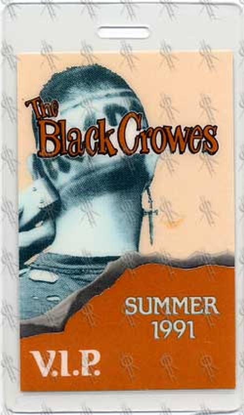 BLACK CROWES-- THE - AC/DC V.I.P. Summer 1991 Laminate - 1