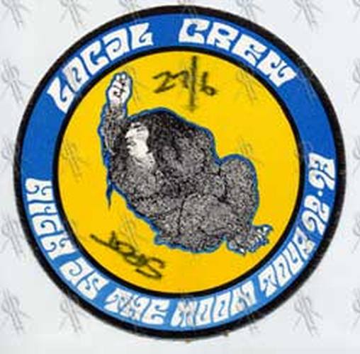 BLACK CROWES-- THE - 'High As The Moon' 1992-93 Tour Local Crew Pass - 1