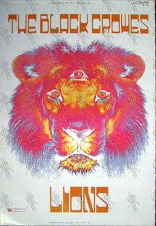 BLACK CROWES-- THE - &#39;Lions&#39; Promo Poster Artist Proof - 1