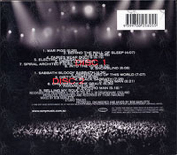 BLACK SABBATH - Reunion - 2