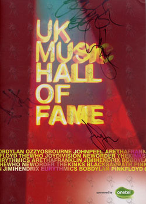BLACK SABBATH - UK Music Hall Of Fame Program - 1