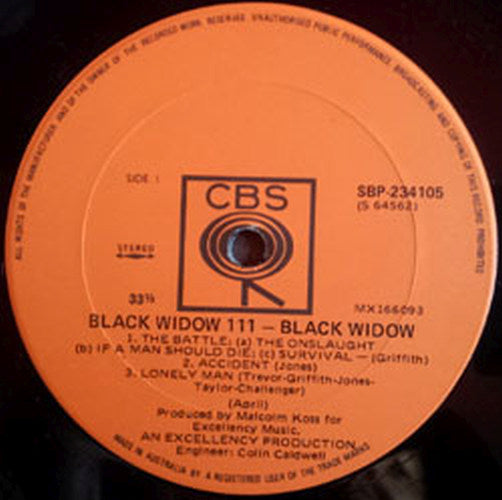 BLACK WIDOW - III - 3
