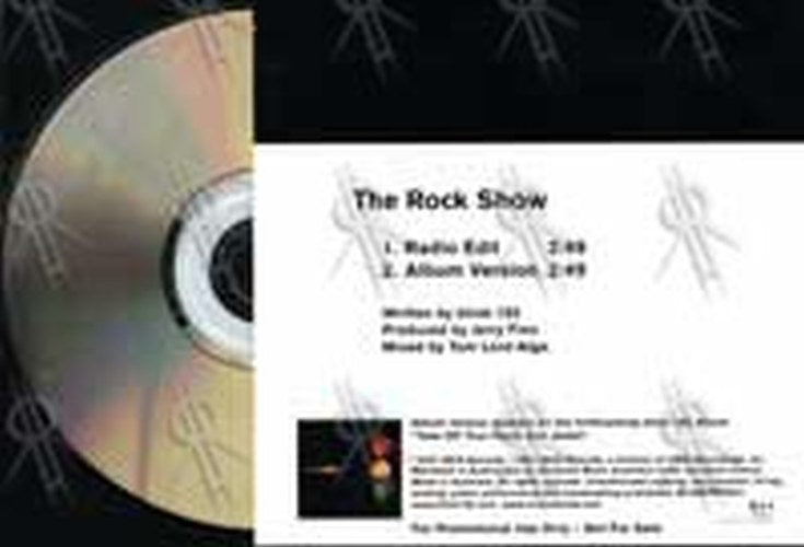 BLINK 182 - The Rock Show - 2