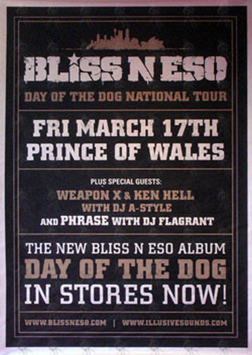 BLISS N ESO - Prince Of Wales