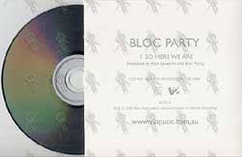 BLOC PARTY - So Here We Are - 2