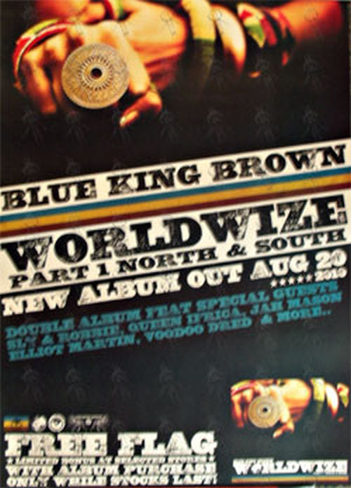 BLUE KING BROWN - Worldwize Part 1 North &amp; South Album Poster - 1