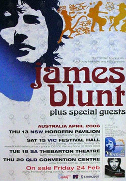 BLUNT-- JAMES - 2006 Australian Tour Poster - 1