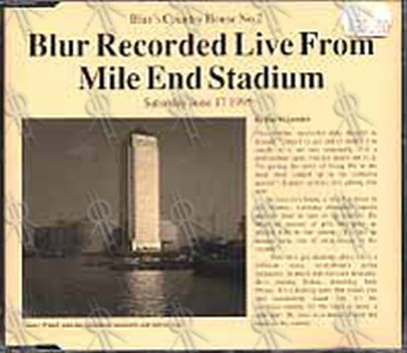 BLUR - Blur's Country House No. 2 - Recorded Live From Mile End Stadium - 1