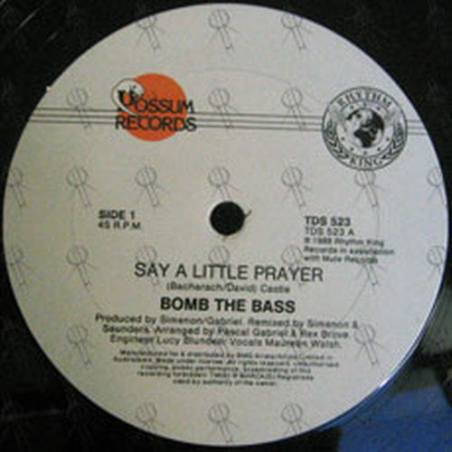 BOMB THE BASS - Say A Little Prayer - 2
