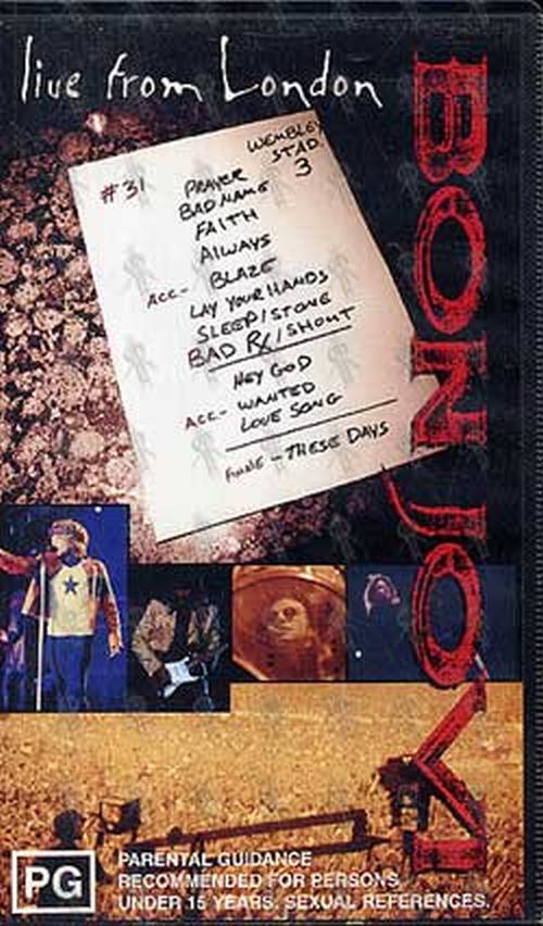 BON JOVI - Live From London - 1