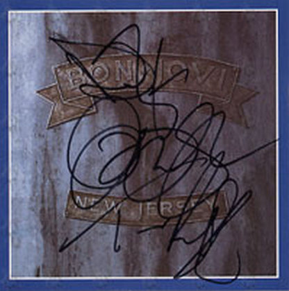 BON JOVI - 'New Jersey' Promo Postcard - 1