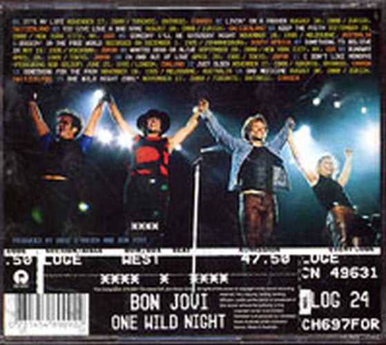 BON JOVI - One Wild Night: Live 1985-2001 - 2