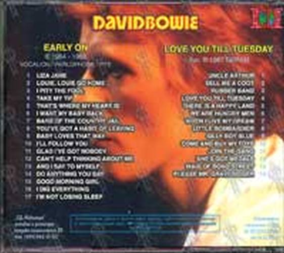 BOWIE-- DAVID - Early On/Love You Till Tuesday - 2