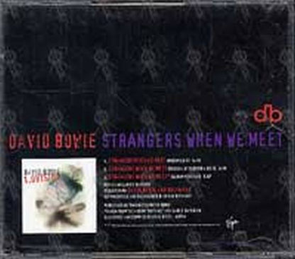 BOWIE-- DAVID - Strangers When We Meet - 2