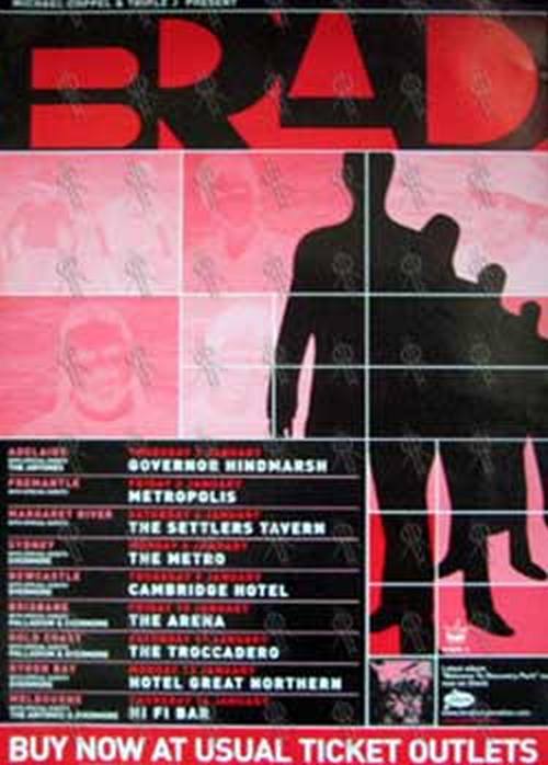 BRAD - Australian Tour Poster - 1