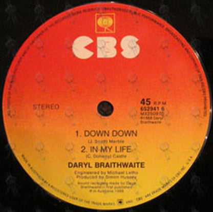 BRAITHWAITE-- DARYL - As The Days Go By - 3