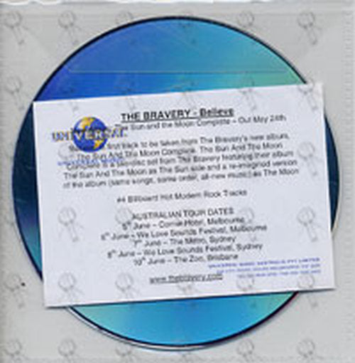 BRAVERY-- THE - Believe (moon version) - 2