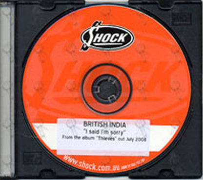 BRITISH INDIA - I Said I'm Sorry - 2