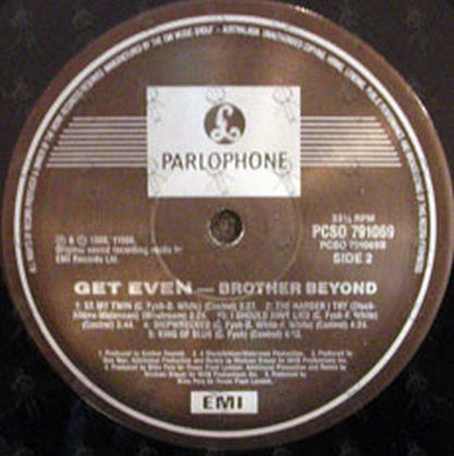 BROTHER BEYOND - Get Even - 3